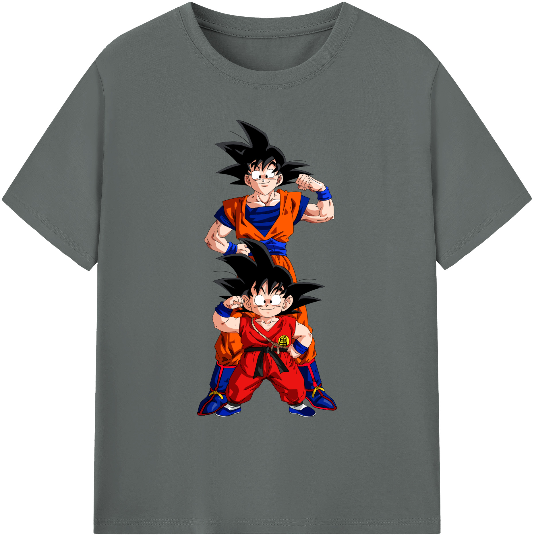 （画像用） ドラゴンボール 孫悟空（そん ごくう）Son Goku カカロット DRAGON BALL Kakarotto 綿100％ メンズ半袖Tシャツ｜肌触りやわらか＆通気性
